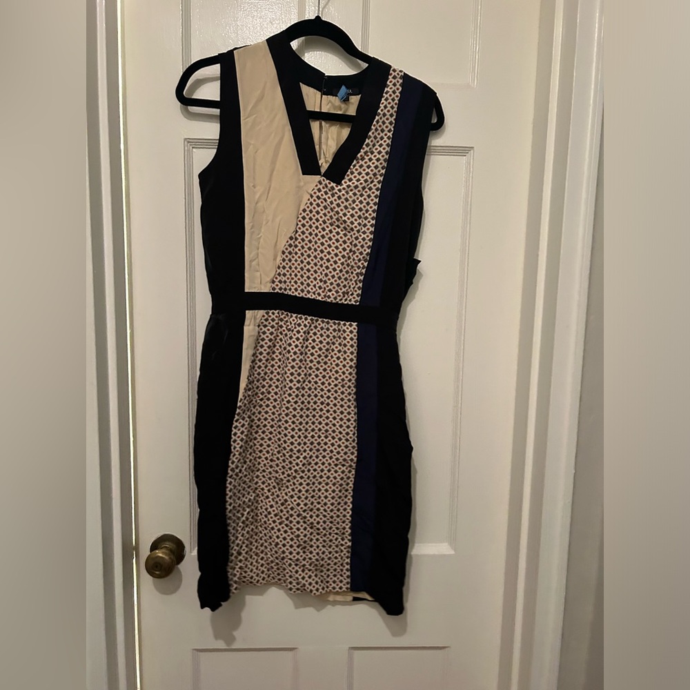 Printed Silk Raoul Dress